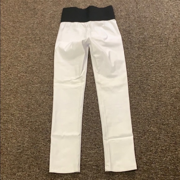 Pants High Waisted White Size M - Picture 3 of 8